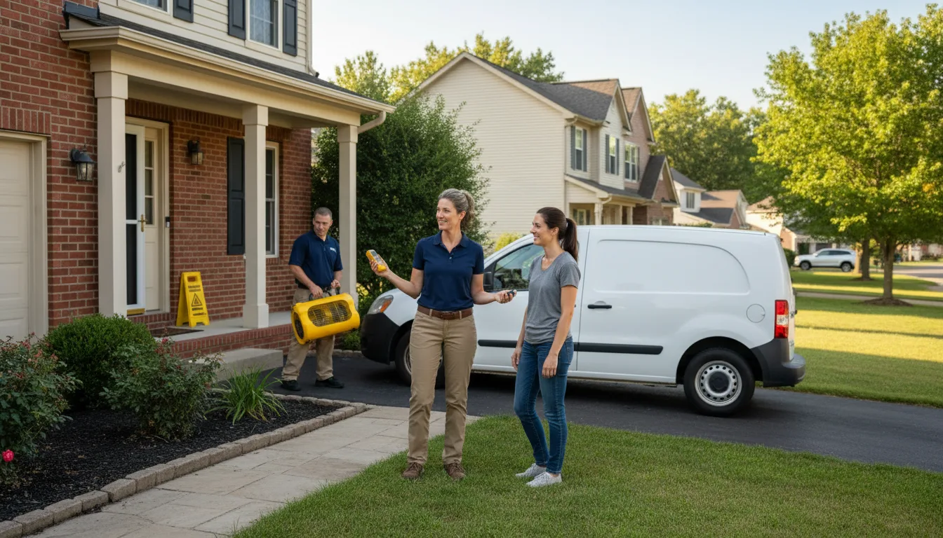 Water restoration image for Water Damage & Restoration Services in Hazleton, IA